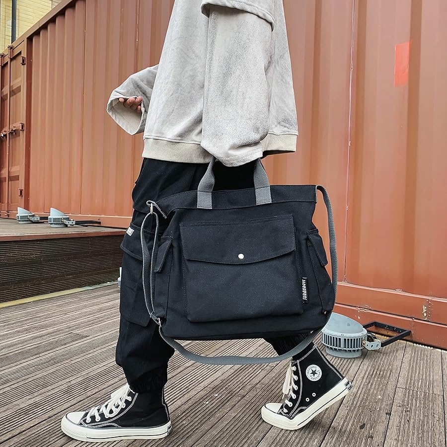 Amazon.com: Canvas Crossbody Tote Shoulder Purse Bag for Amazon.com: Canvas Crossbody Tote Shoulder Purse Bag for